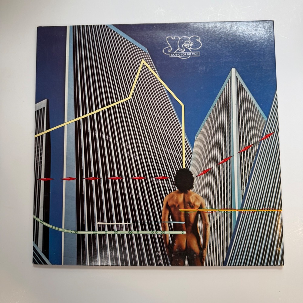 Yes Going For The One 12" Vinyl LP SD 19106 1977 Prog Rock Blue Gatefold Vintage